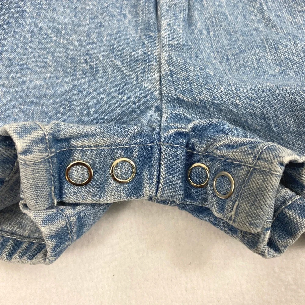 OshKosh Bundle Baby 6-9M Denim Overall Shorts  Vtg Baby 3-6 Month Overalls Pants